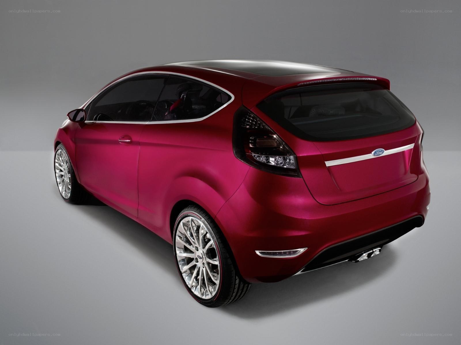 Red Ford Fiesta Concept