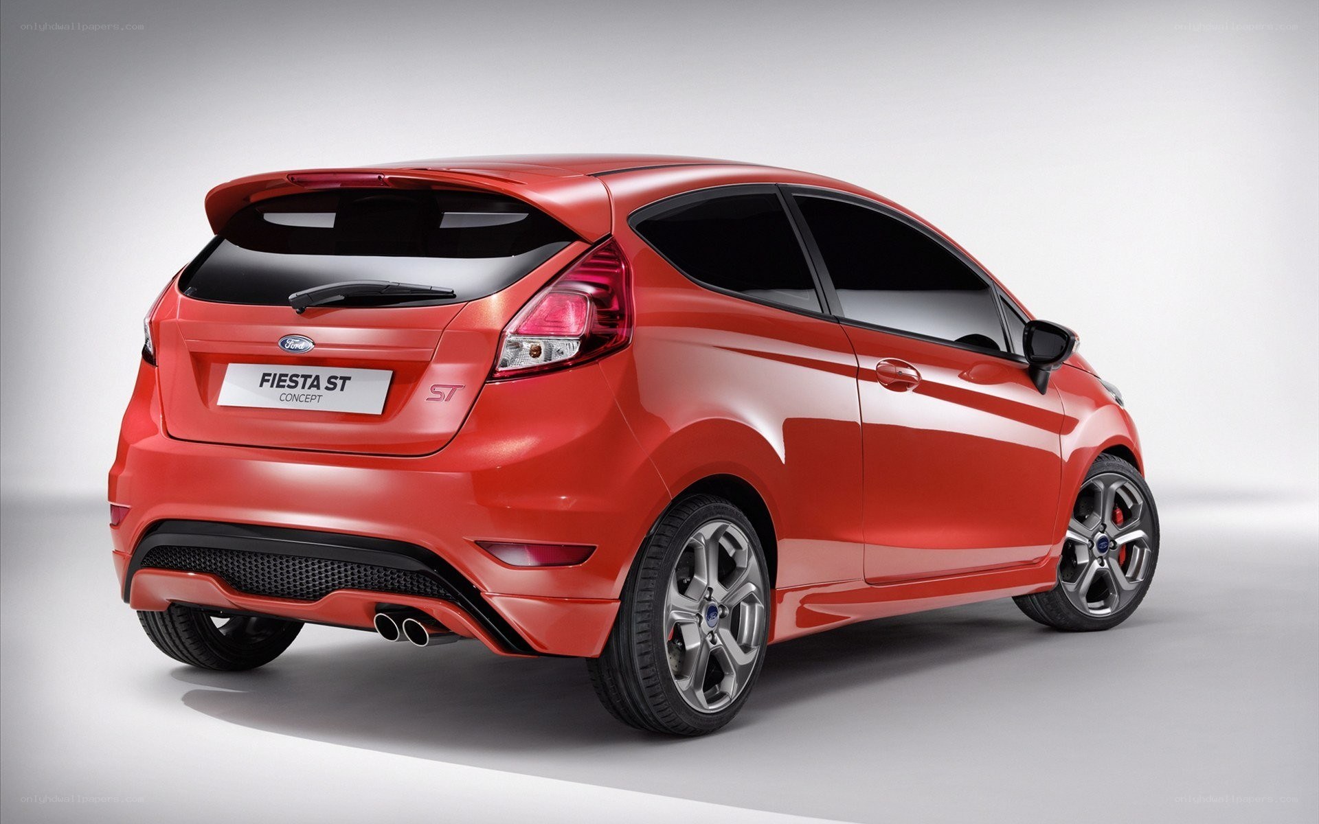 Red Ford Fiesta ST Concept