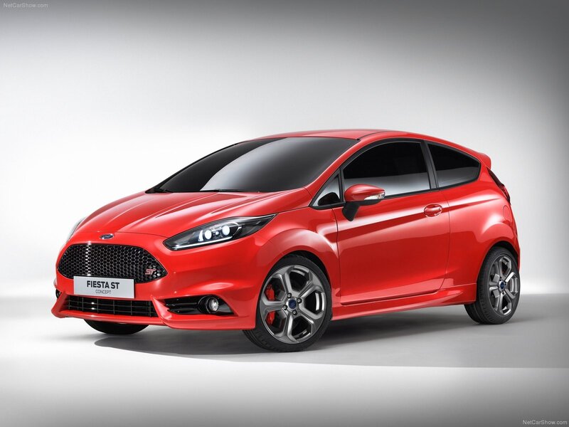 Red Ford Fiesta ST Concept