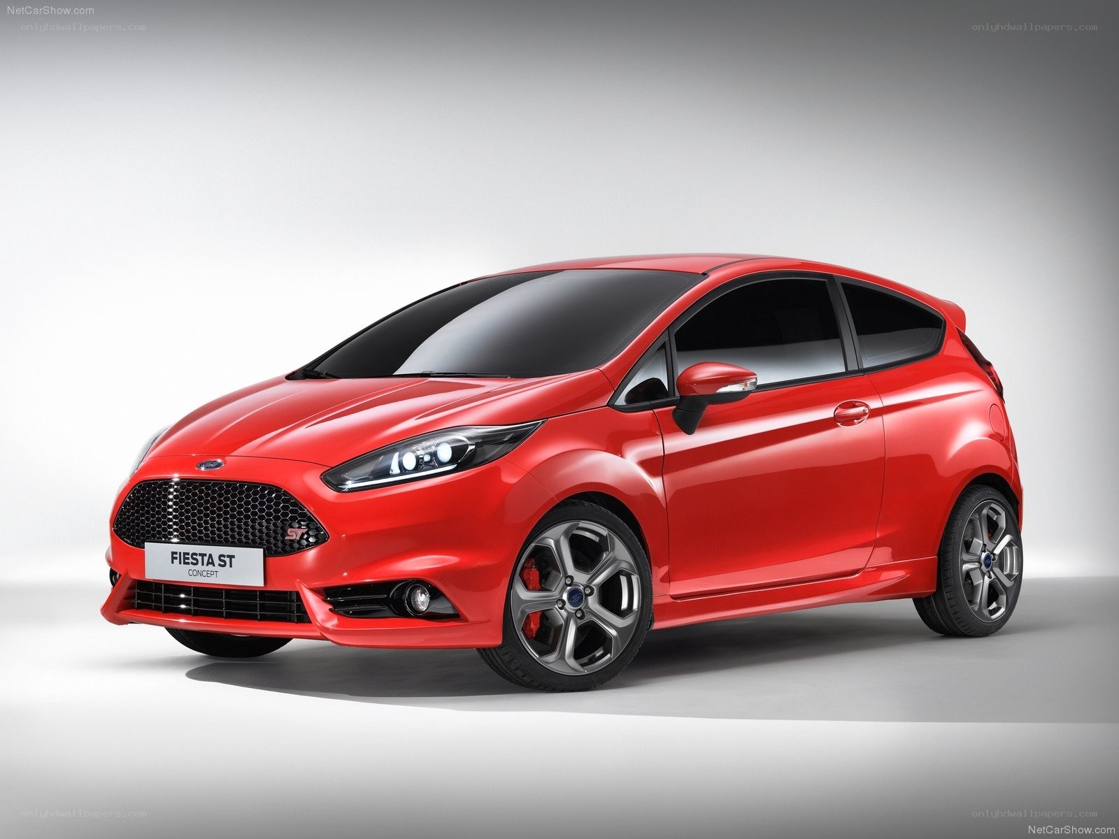 Red Ford Fiesta ST Concept