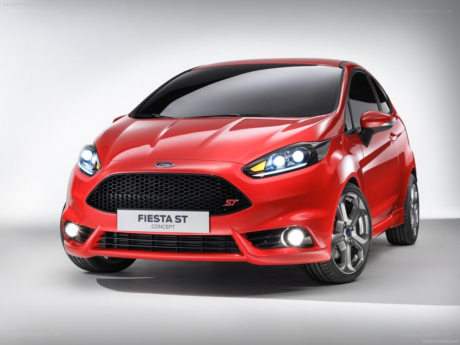 Red Ford Fiesta ST Concept