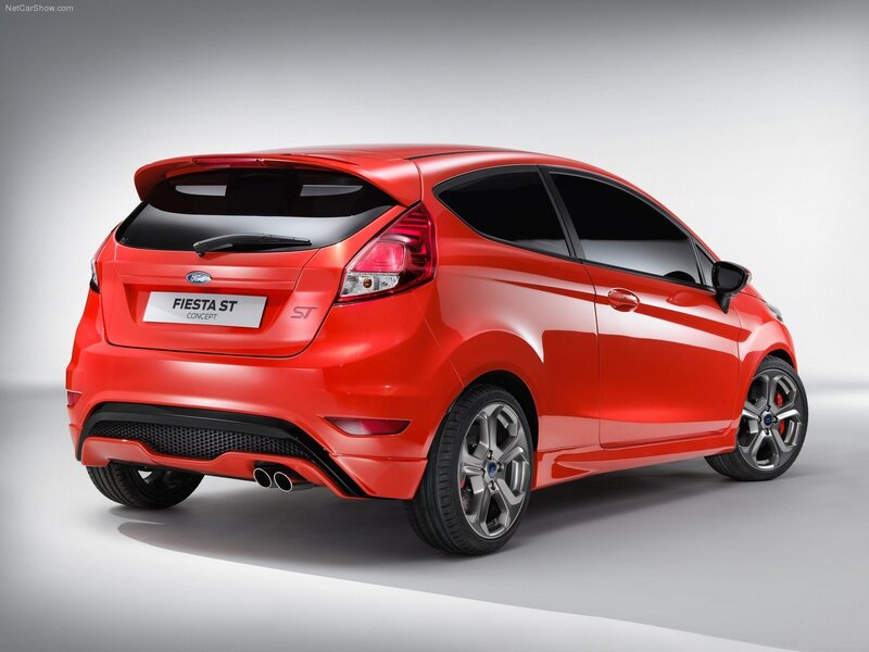 Red Ford Fiesta ST Concept