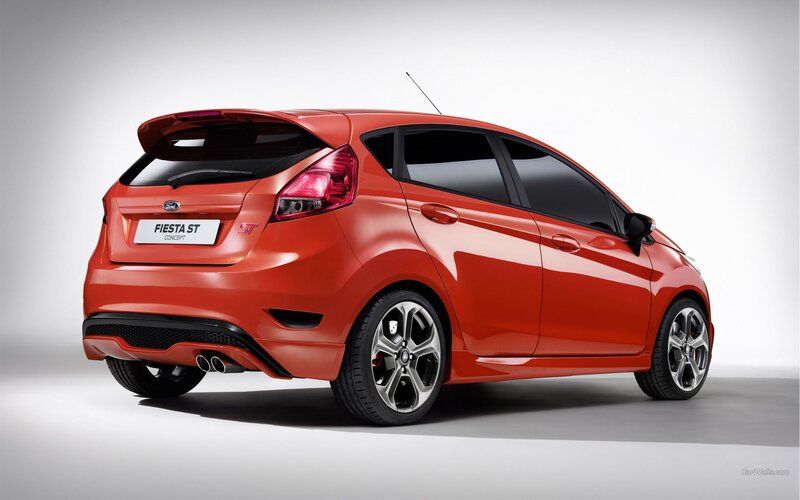Red Ford Fiesta ST Concept