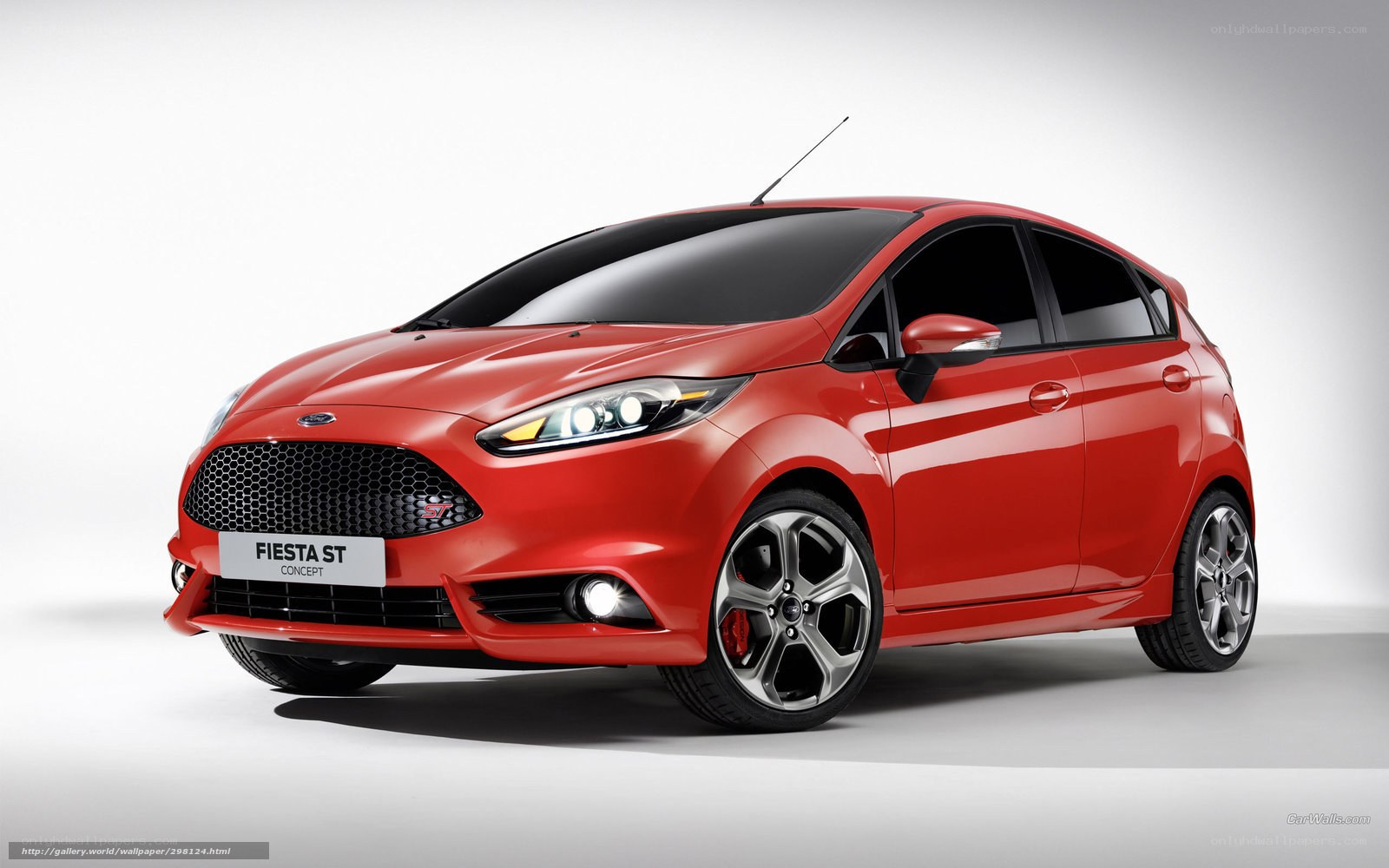 Red Ford Fiesta ST Concept