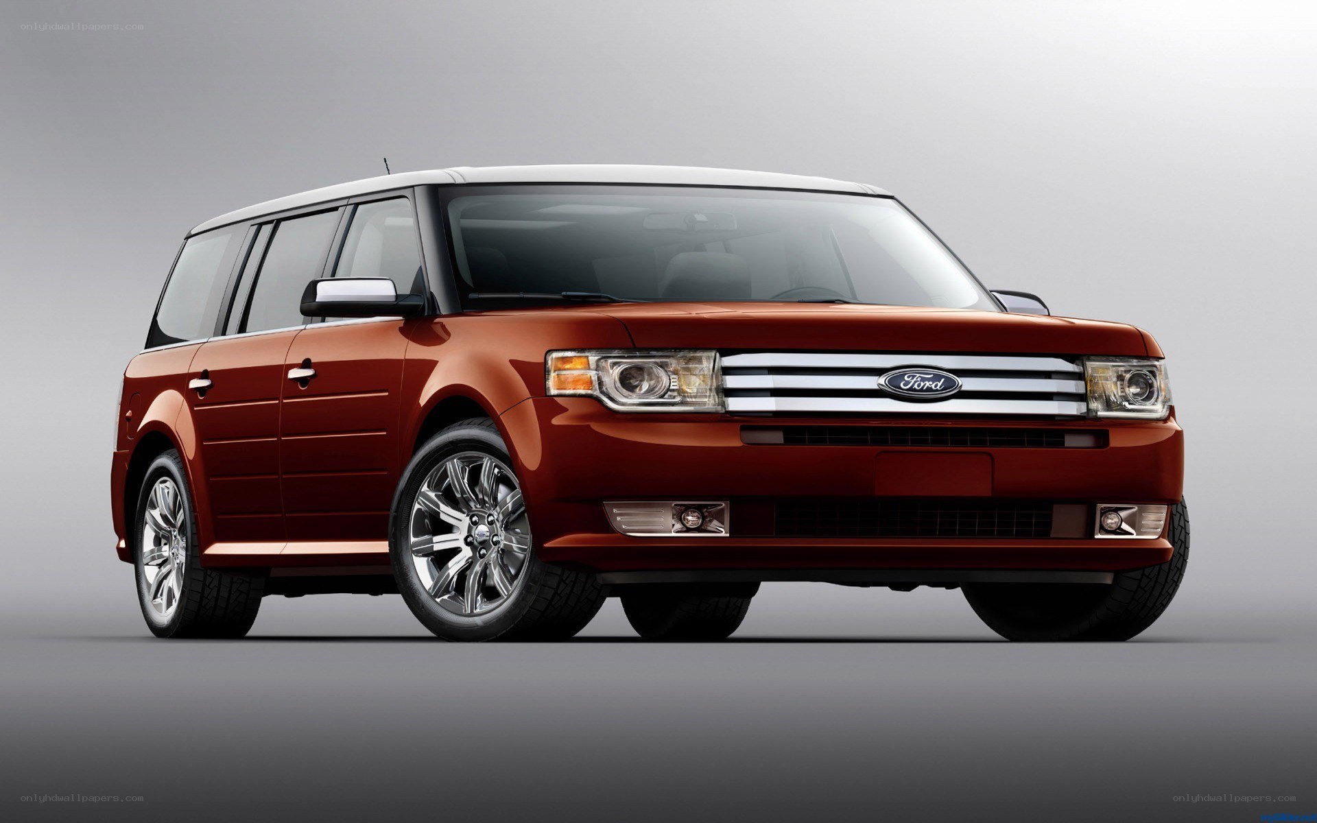 Red Ford Flex SUV