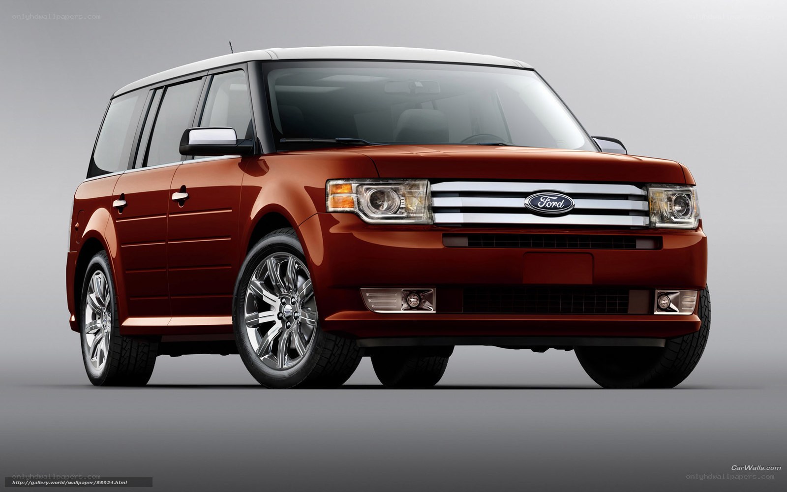 Red Ford Flex SUV