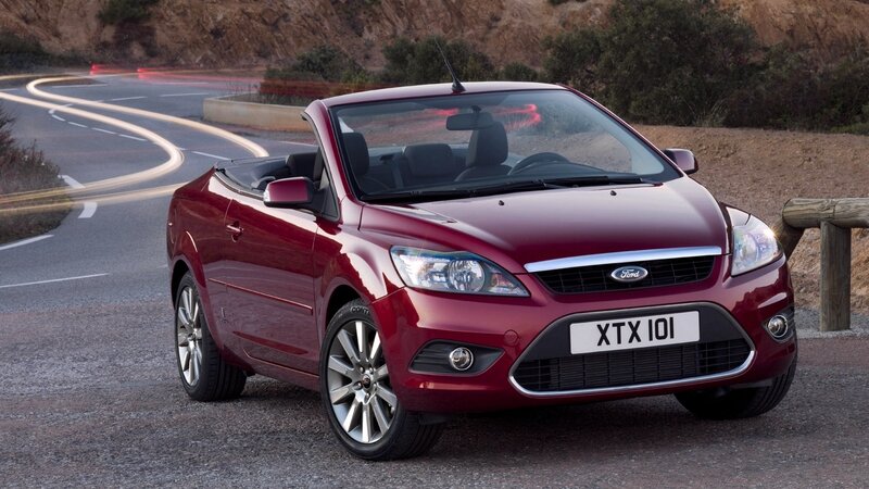 Red Ford Focus Convertible