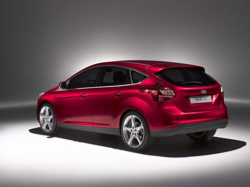 Red Ford Focus hatchback
