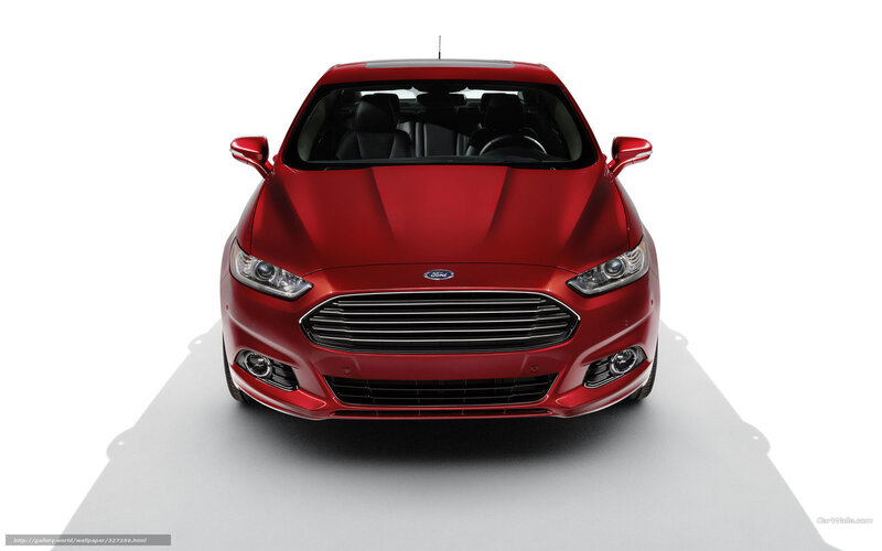 Red Ford Fusion Car — Neutral