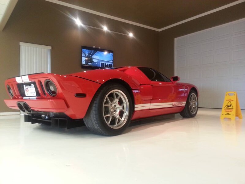 Red Ford Gt Car — Clean, Modern