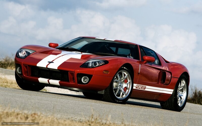 Red Ford Gt Car — Dynamic