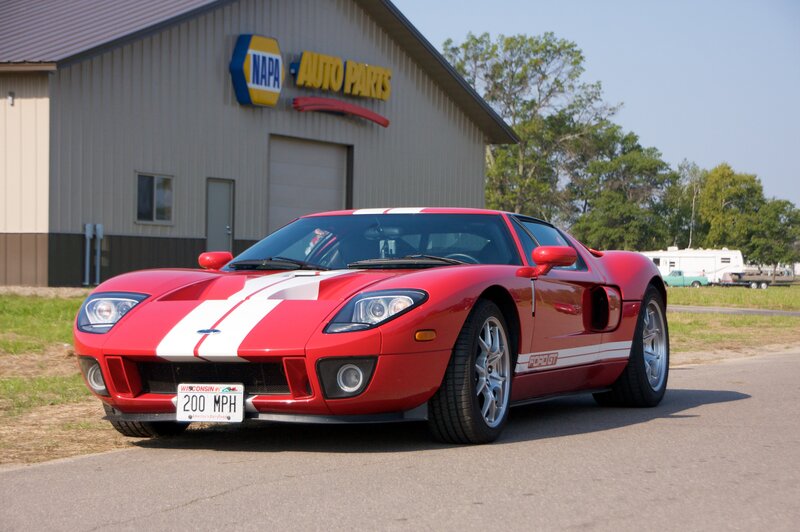 Red Ford Gt Car — Outdoor