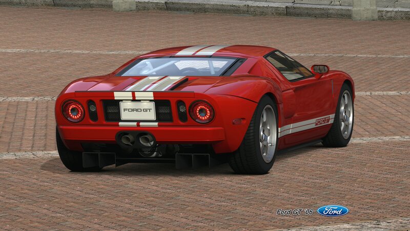 Red Ford GT Car — Static