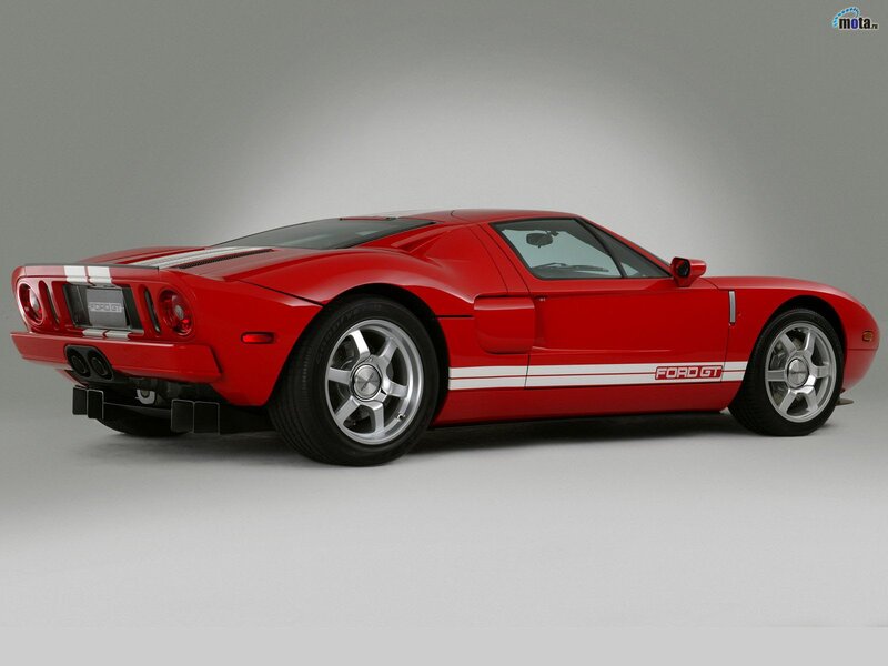 Red Ford GT sports car
