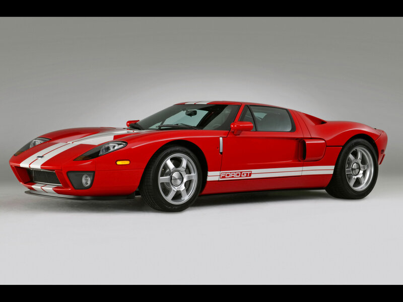 Red Ford Gt Sports Car — Neutral