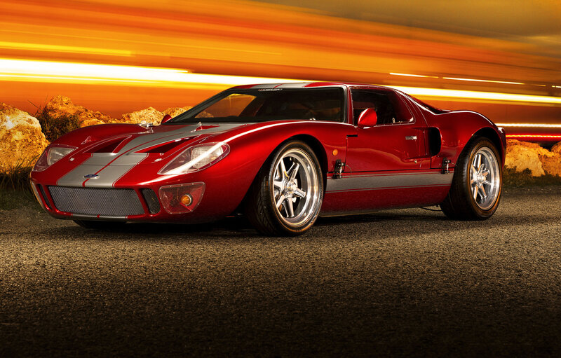 Red Ford GT40 sports car