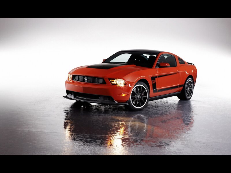 Red Ford Mustang Boss 302