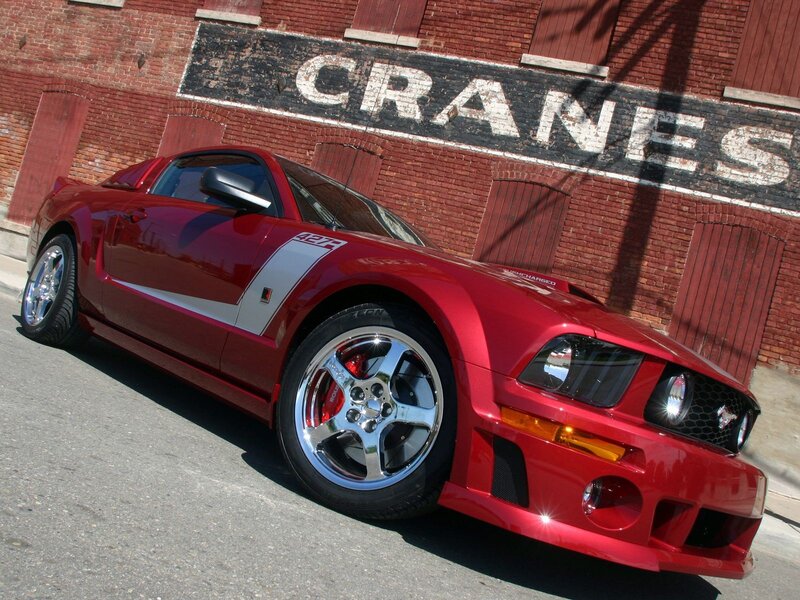 Red Ford Mustang GT