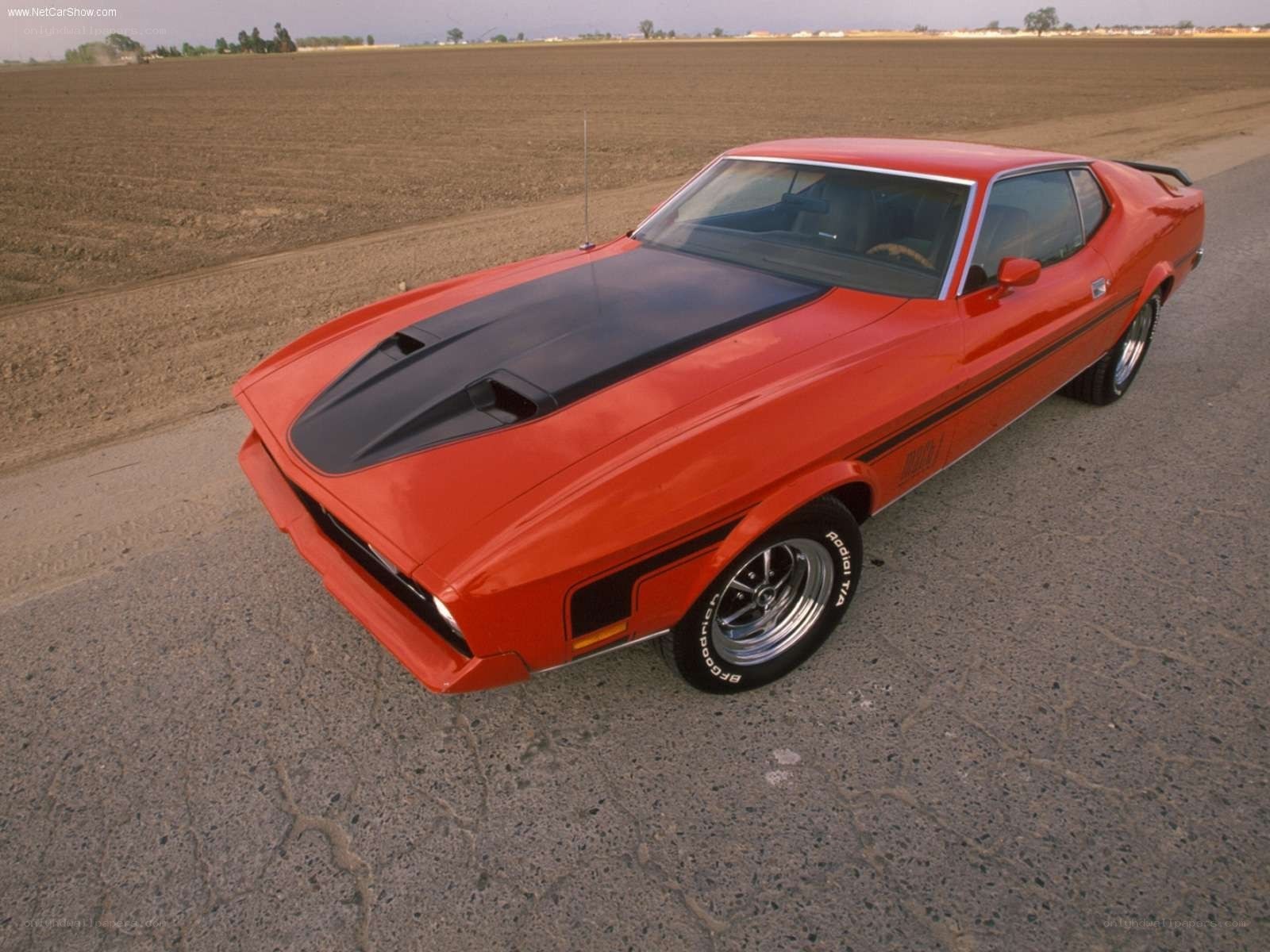 Red Ford Mustang Mach 1