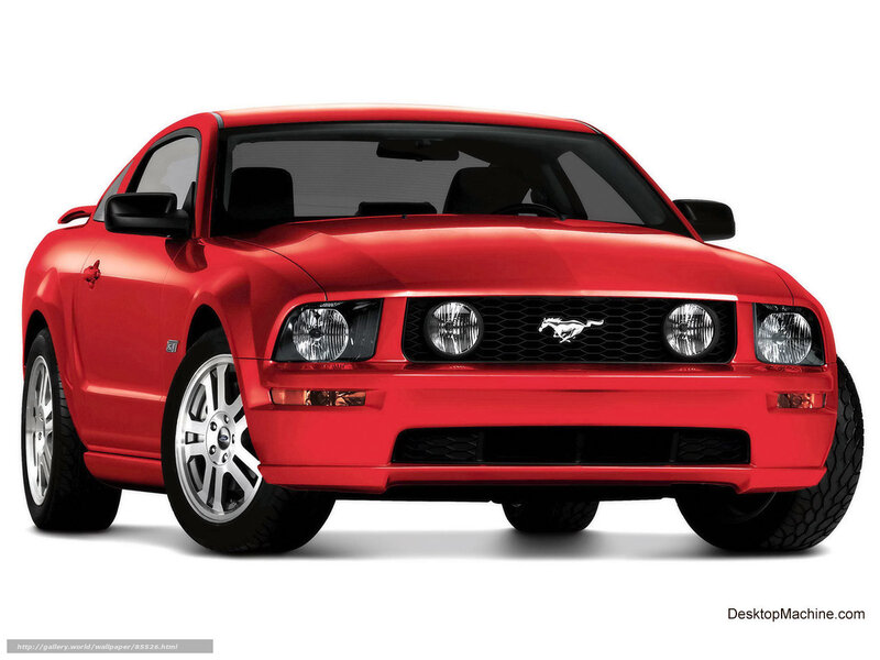 Red Ford Mustang — Neutral