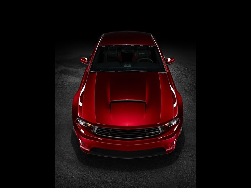 Red Ford Mustang Saleen