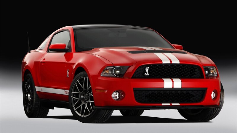 red ford shelby gt500