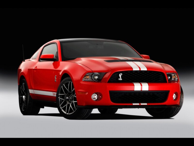 Red Ford Shelby GT500
