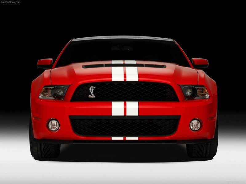 Red Ford Shelby Mustang