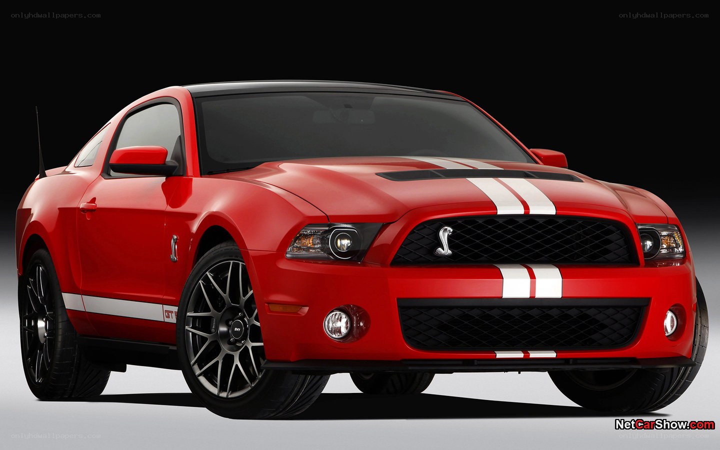 Red Ford Shelby Mustang