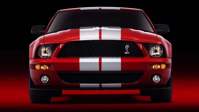 Red Ford Shelby Mustang