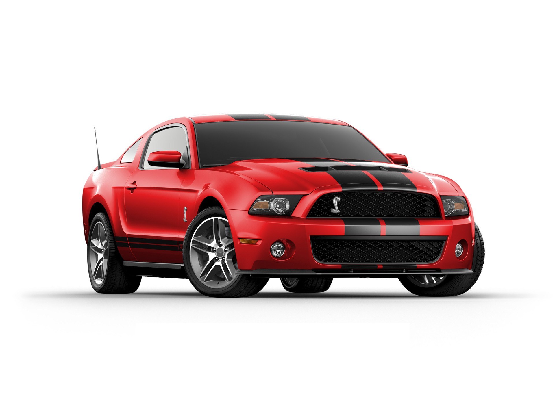 Red Ford Shelby Mustang