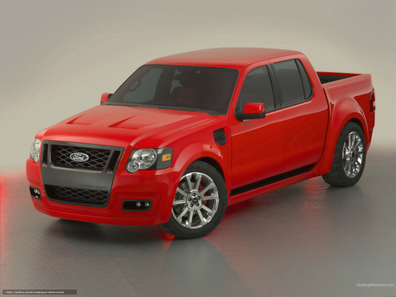 Red Ford Sport Trac
