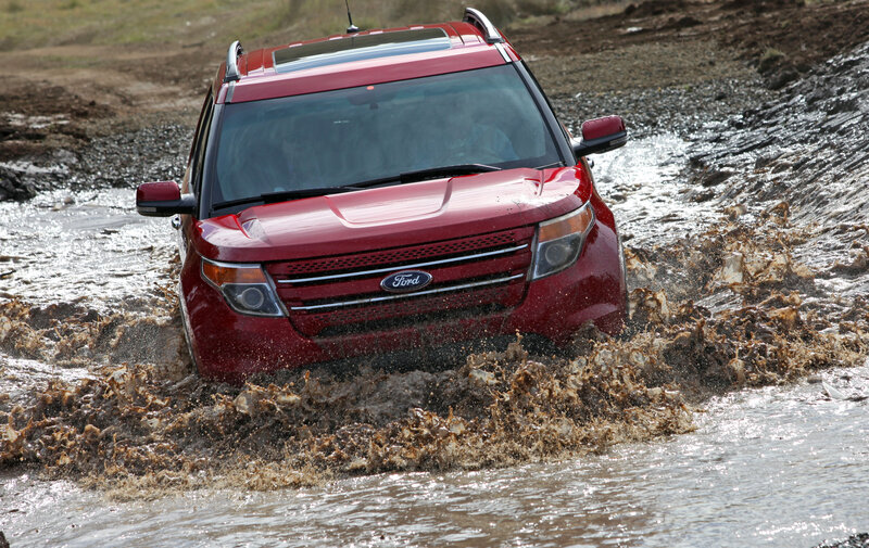 Red Ford Suv
