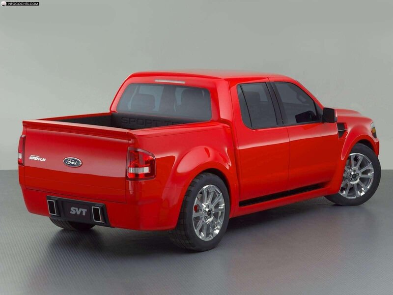 Red Ford SVT Adrenaline truck