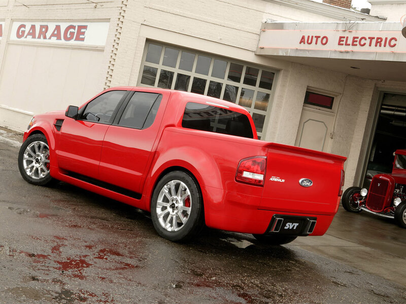 Red Ford SVT Adrenaline truck