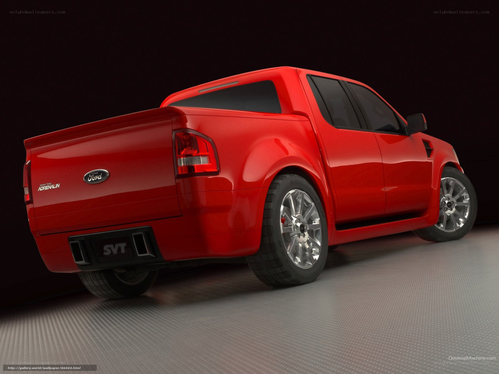 Red Ford SVT Adrenaline truck