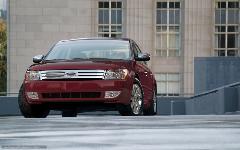 Red Ford Taurus — Neutral