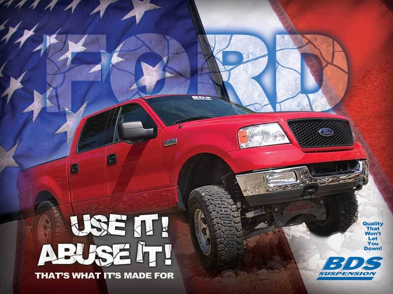 Red Ford Truck Ad