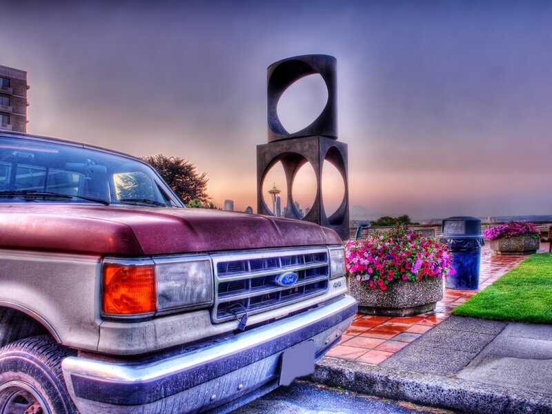Red Ford Truck