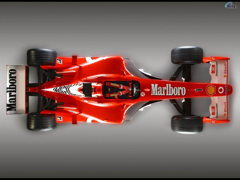 Red Formula 1 race car