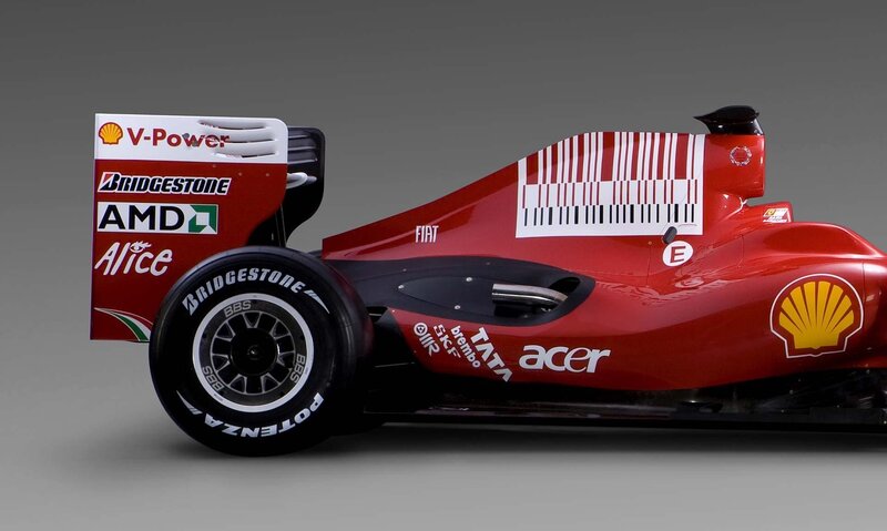 red formula one car