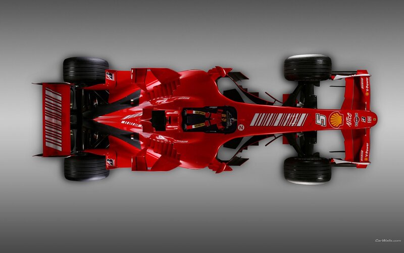 red formula one car