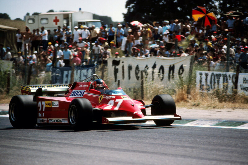 Red Formula One Car — Active, Afternoon, Photograph, Crowd