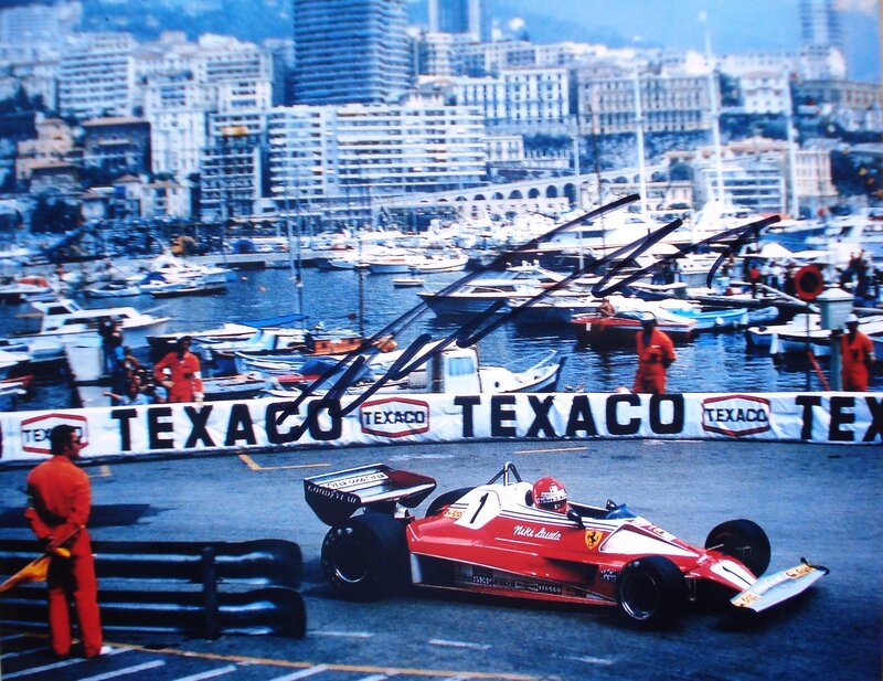 Red Formula One Car — Active, Photograph