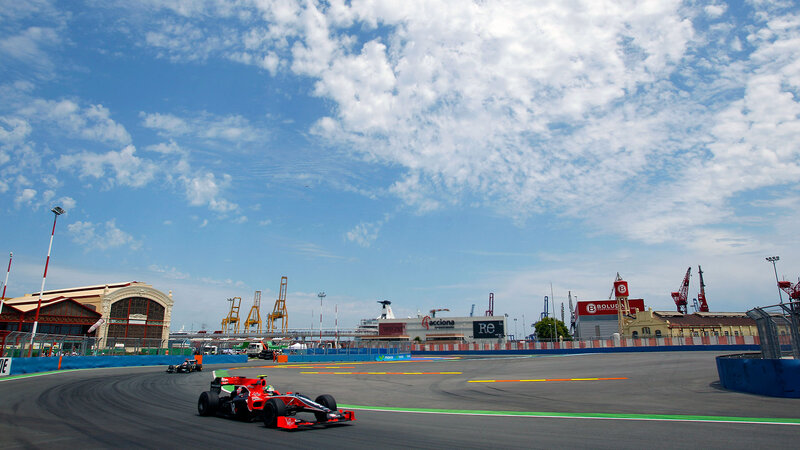 Red Formula One Car — Blue