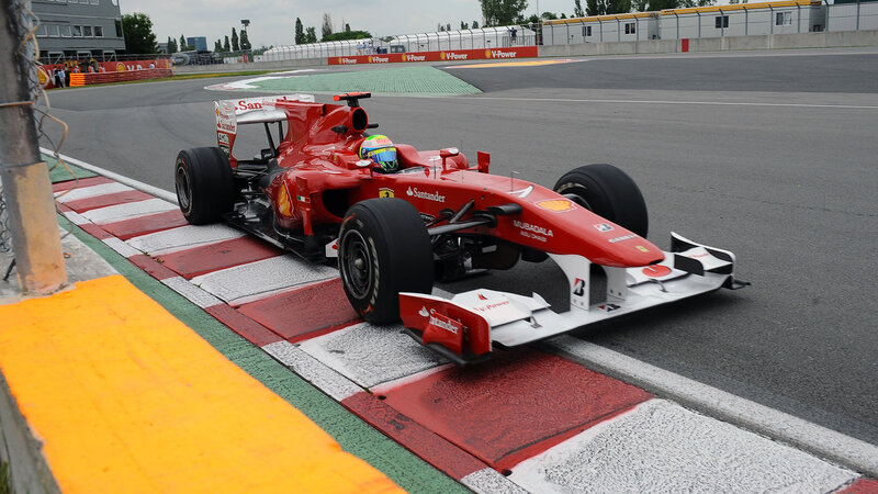 Red Formula One Car — Calm, Afternoon