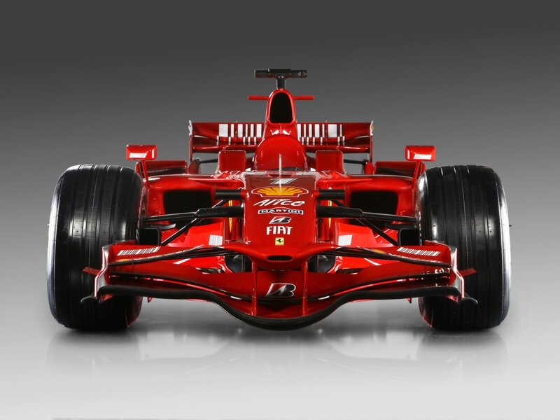 Red Formula One Car — Cockpit