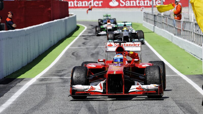 Red Formula One Car — Competitive, Afternoon, Photograph, Race Cars