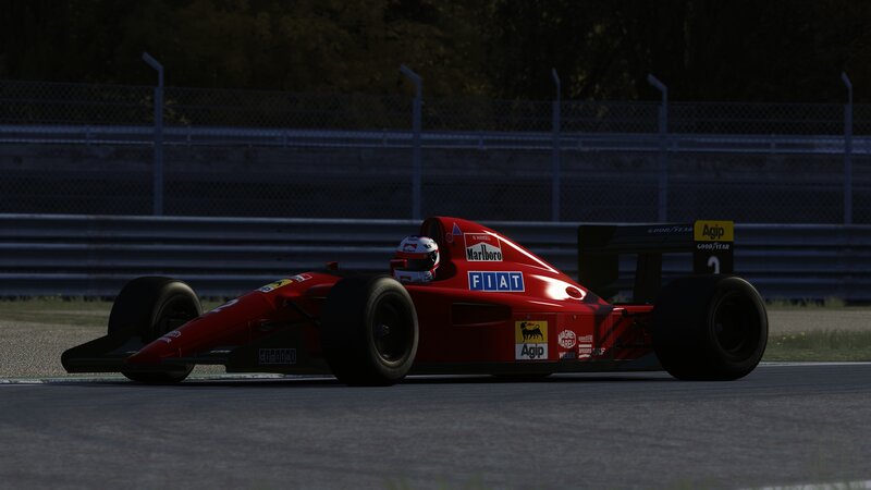 Red Formula One Car — Dramatic, Night, 3d Render