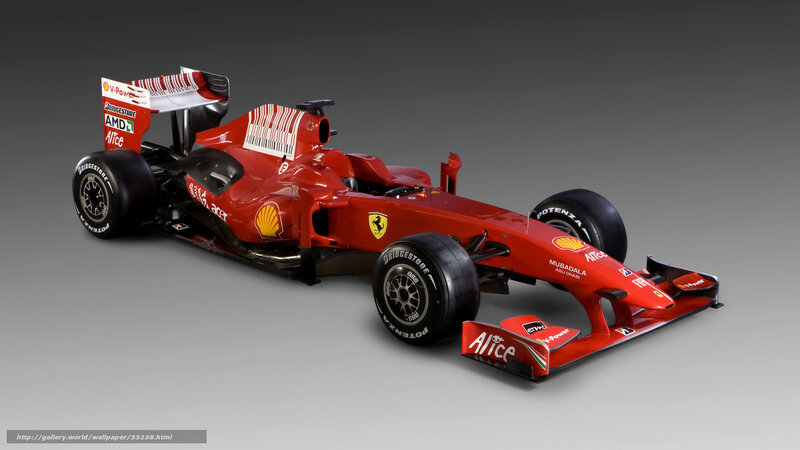 Red Formula One Car — Dramatic, Photograph, Shell, Bridgestone